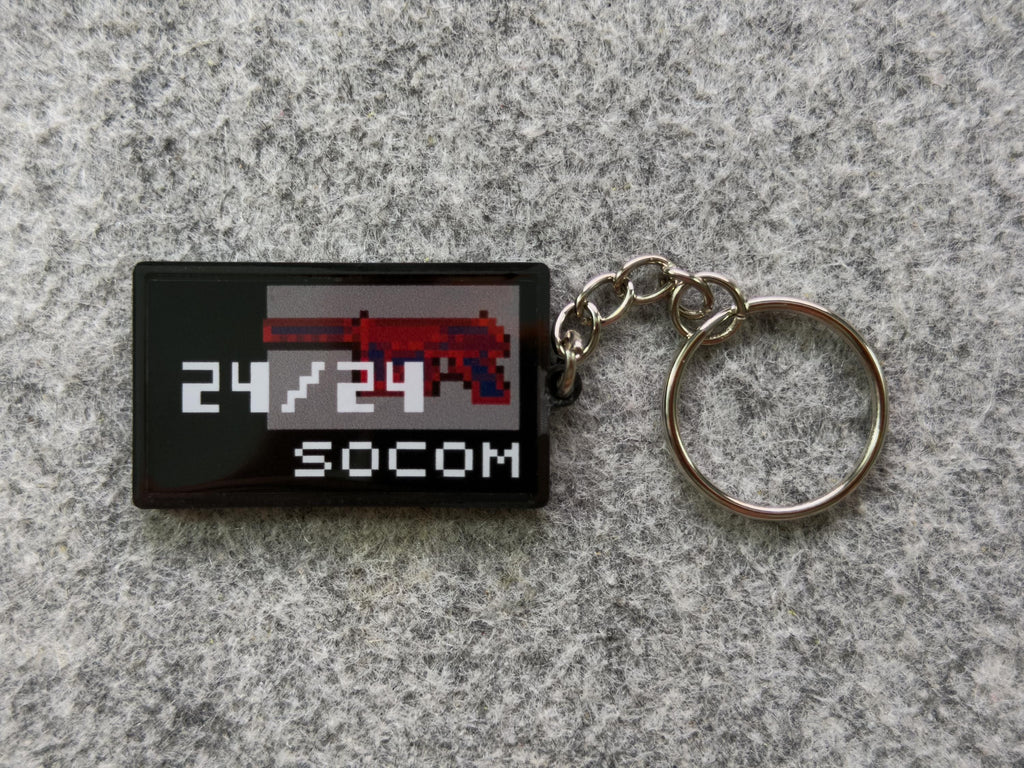Metal Gear Solid PS1 Keychain: Retro Gamer Gift