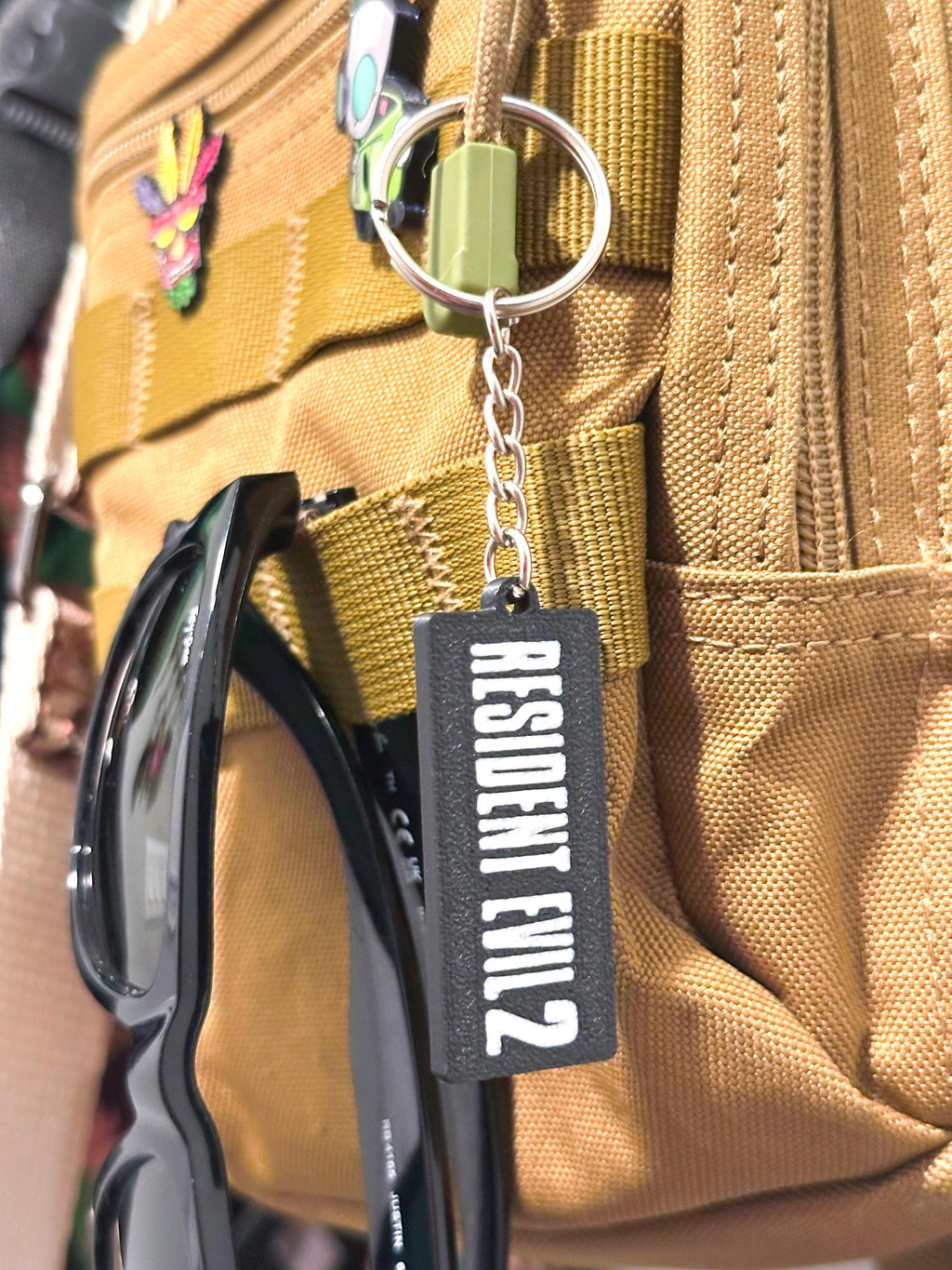 Resident Evil 2 Keychain: PS1 Game, Claire FINE Health Status Bar