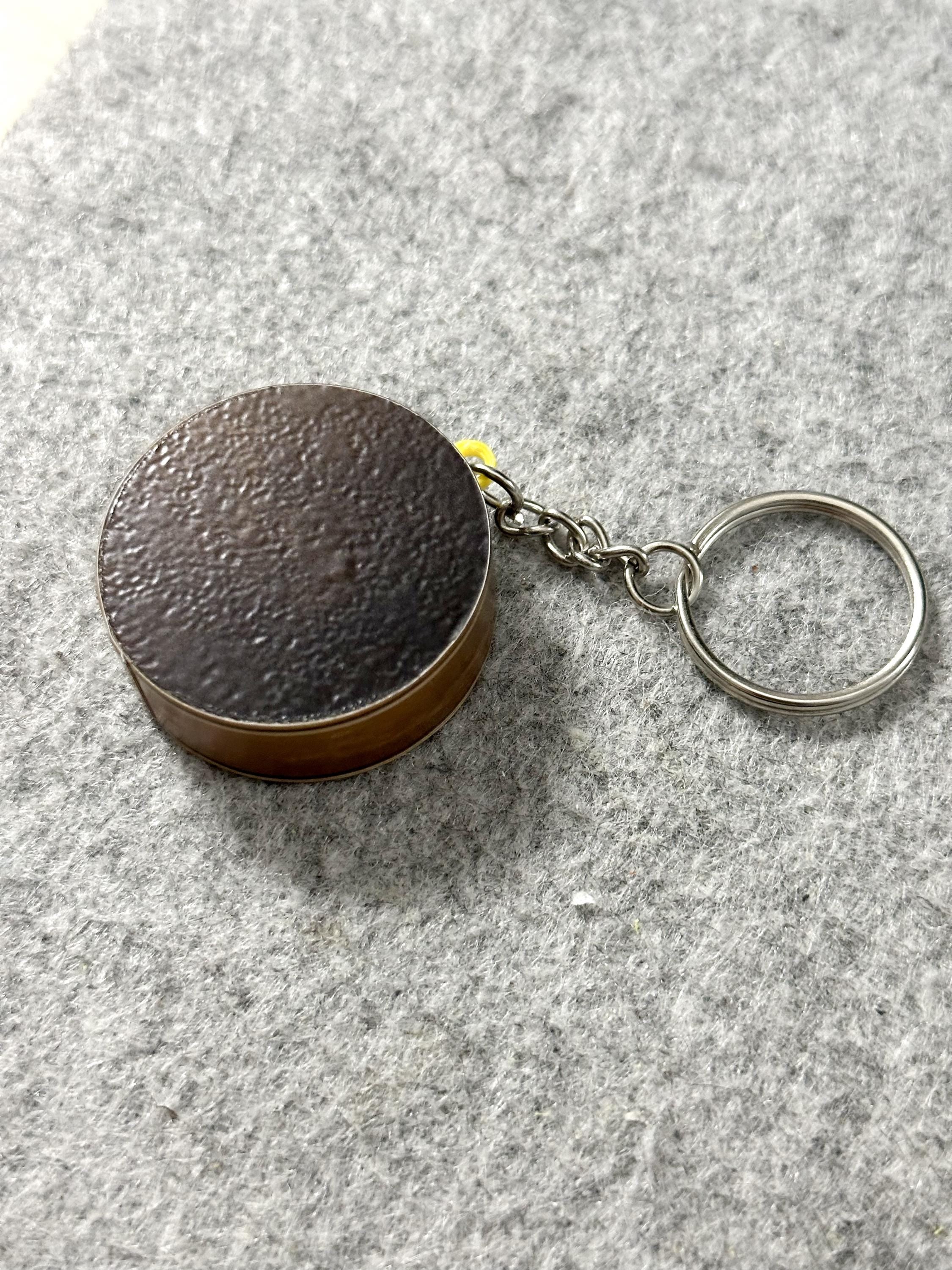 Metal Gear Solid Ration Keychain: 3D Printed Big Boss Snack Collectible