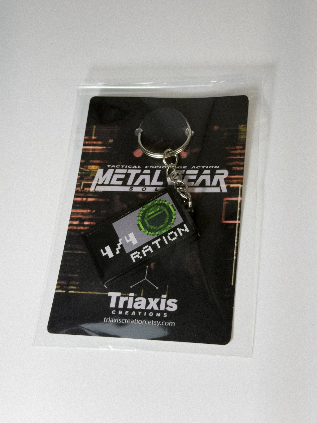 Metal Gear Solid PS1 Keychain: Retro Gamer Gift