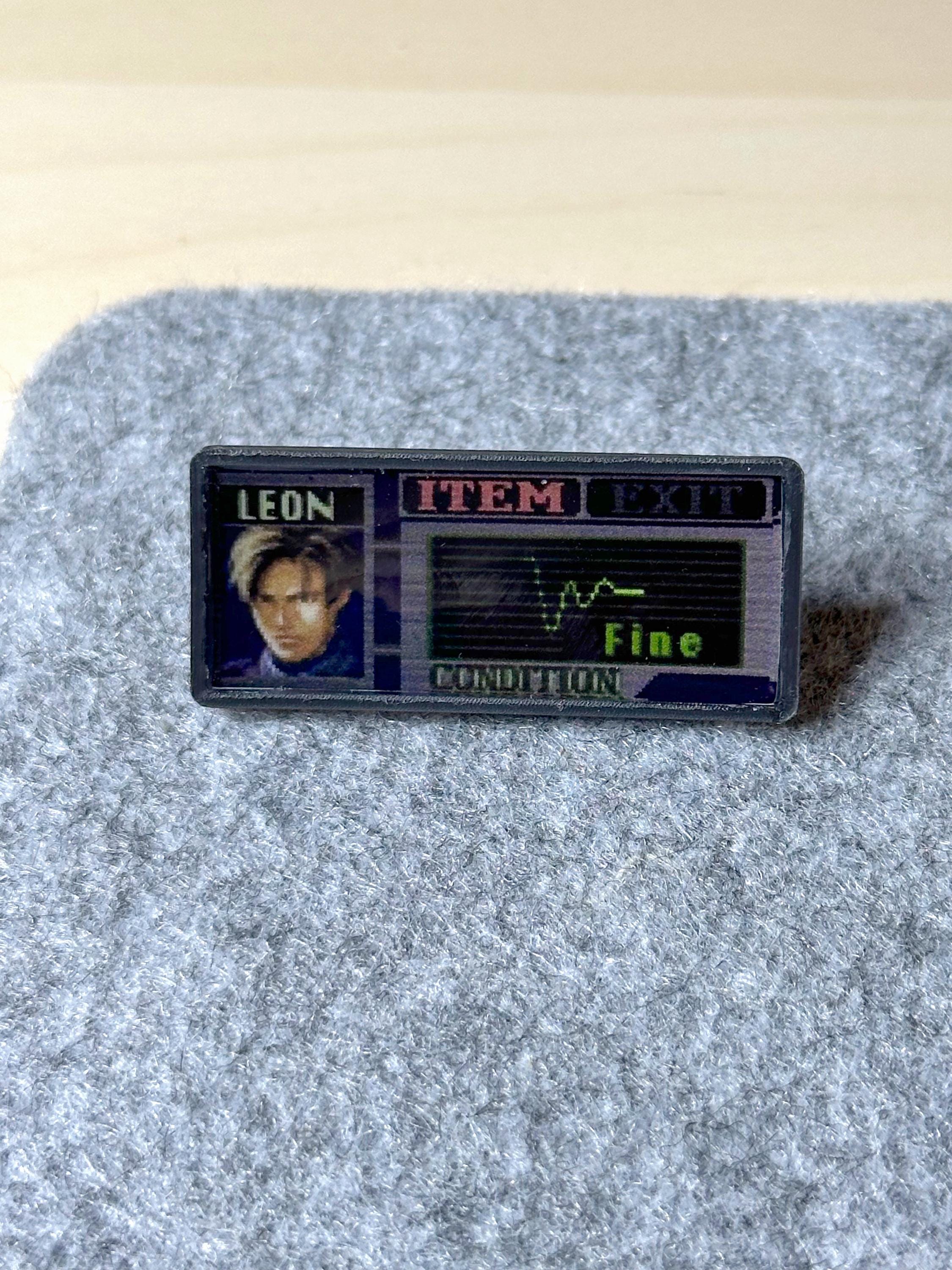 Resident Evil Inspired Health Bar Pin: 3D Printed Gamer Collectible