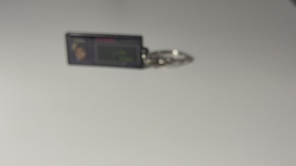 Resident Evil 2 Keychain: PS1 Game, Customizable Color