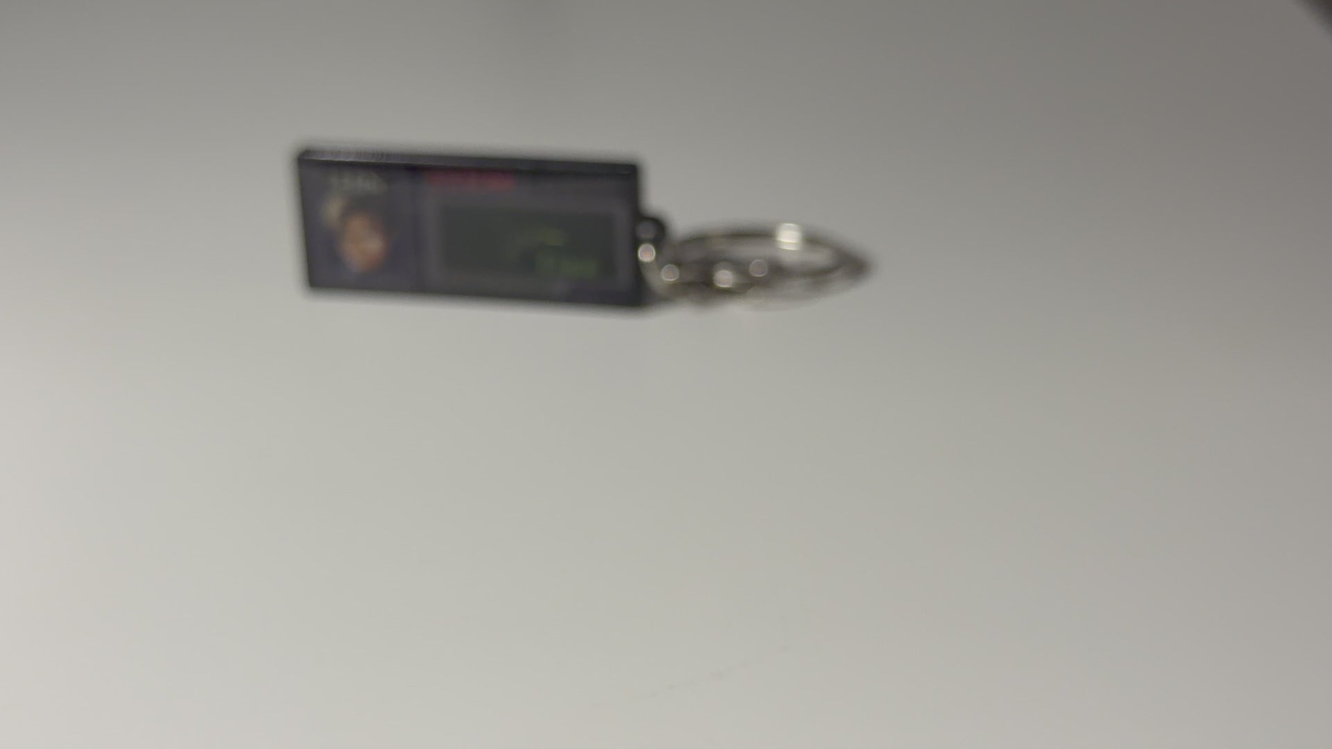 Resident Evil 2 Keychain: PS1 Game, Customizable Color