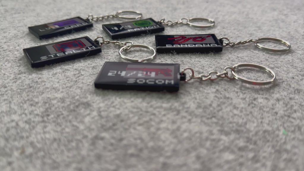 Metal Gear Solid PS1 Keychain: Retro Gamer Gift